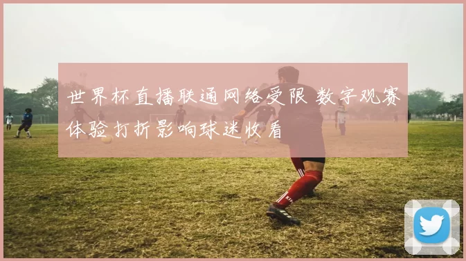 世界杯直播联通网络受限 数字观赛体验打折影响球迷收看
